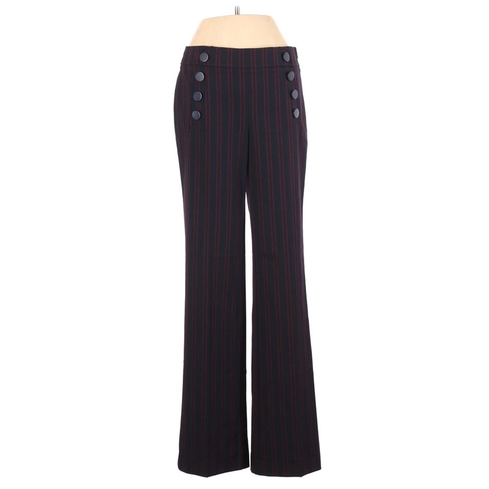 ANN TAYLOR Sailor Stripe Marisa Fit Trouser Pant 0 - Picture 4 of 12